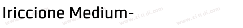 Iriccione Medium字体转换